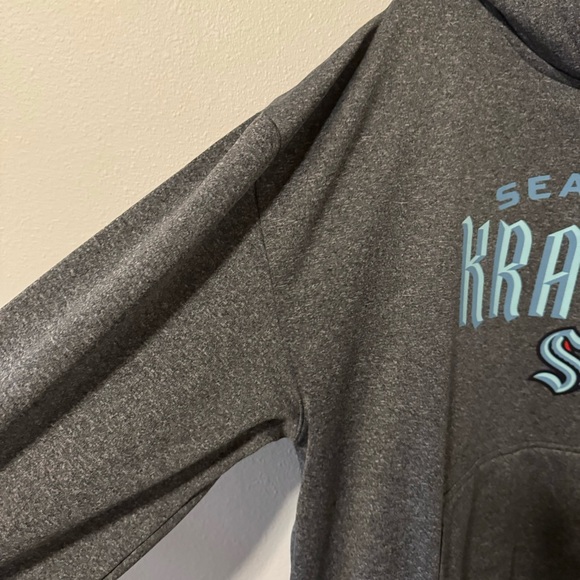 Seattle Kraken Champion Graphic Hoodie Gray Performance Wear NHL-2XL - Picture 5 of 9